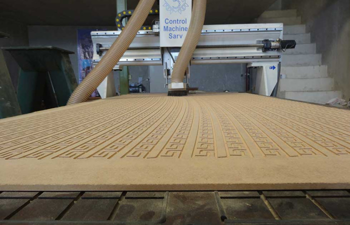 دستگاه CNC سه محور برش و حکاکی ورق MDF دستگاه CNC سه محور برش و حکاکی ورق MDF